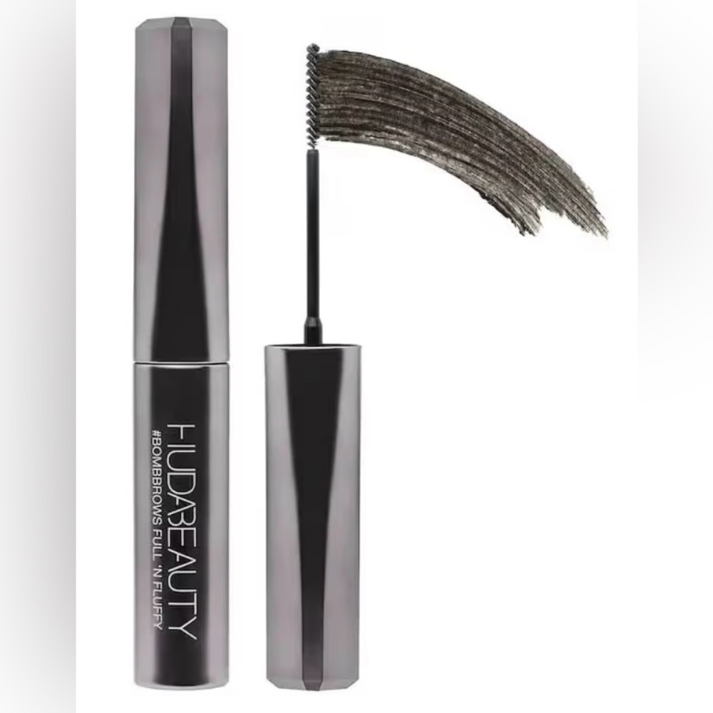 Huda Beauty #BombBrows Full ’N Fluffy Fiber Gel – Soft Black (New In Box)